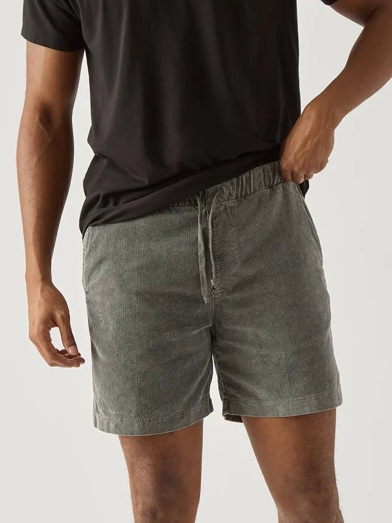 Corduroy Easy Short- Mocha Save Khaki United