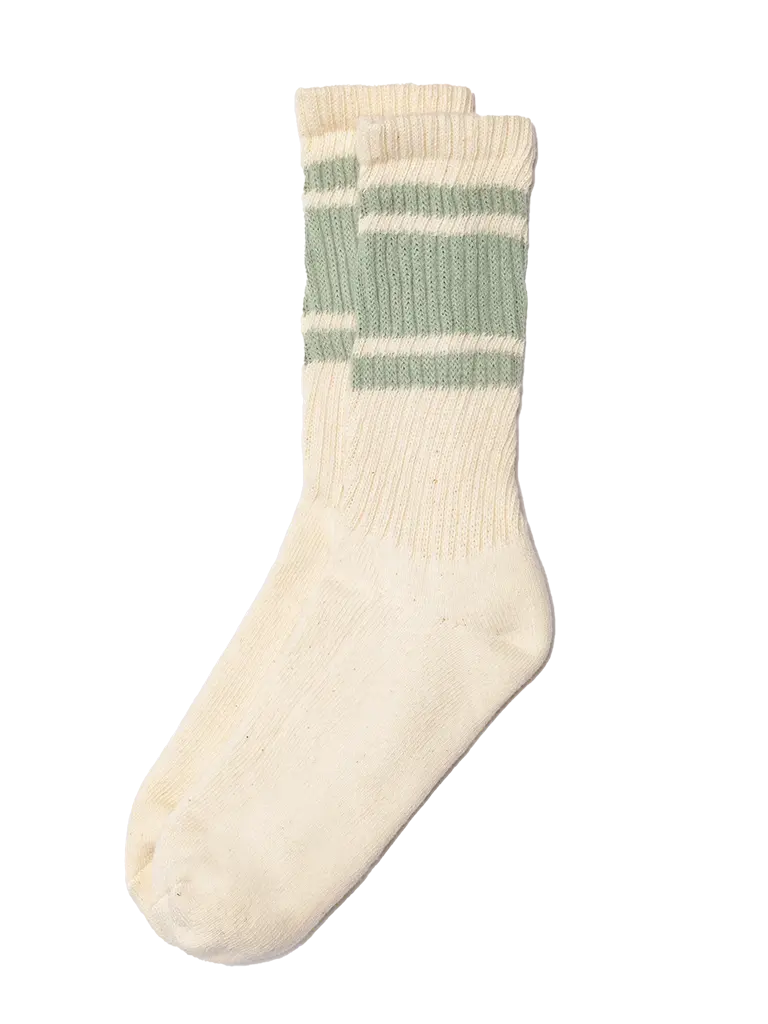Mono Stripe Sock- Sage American Trench Socks