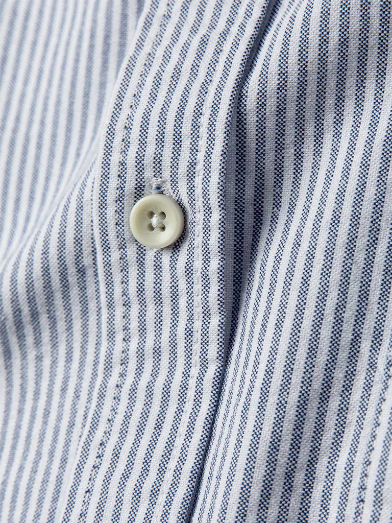 Jack Shirt- Navy University Stripe Taylor Stitch Shirts