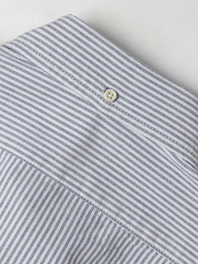 Jack Shirt- Navy University Stripe Taylor Stitch Shirts