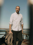 Jack Shirt- Navy University Stripe Taylor Stitch Shirts