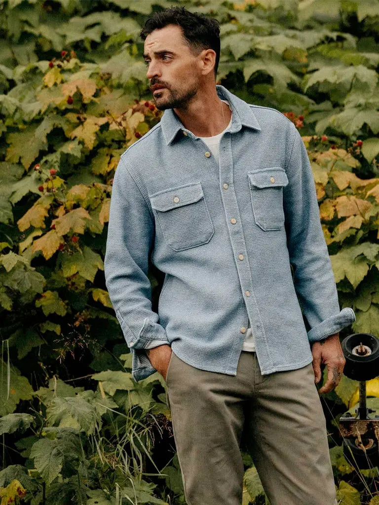 Division Shirt- Washed Indigo Taylor Stitch Shirts