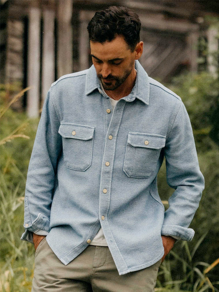 Division Shirt- Washed Indigo Taylor Stitch Shirts