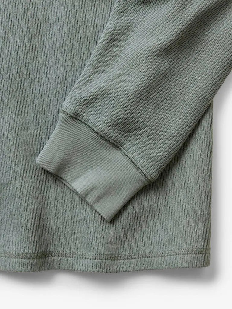 Organic Cotton Waffle Crew- Deep Sea Taylor Stitch Sweaters