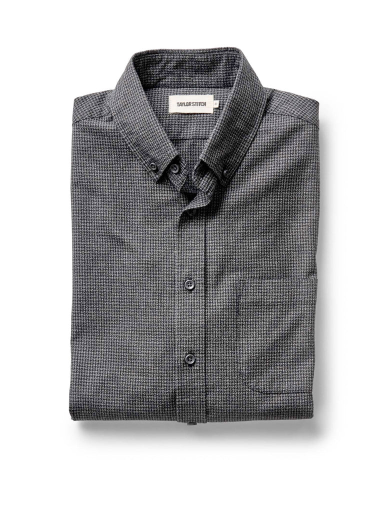 Jack Shirt- Coal Jaspe Check Oxford Taylor Stitch Shirts