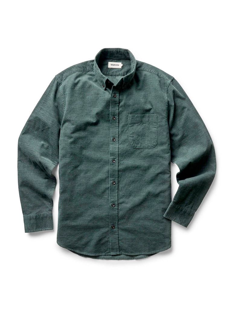 Jack Shirt- Heather Pine Pincord Taylor Stitch Shirts