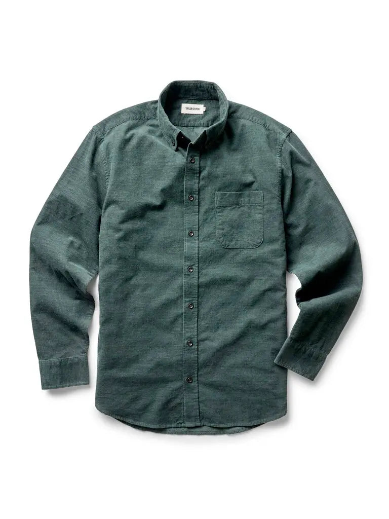 Jack Shirt- Heather Pine Pincord Taylor Stitch Shirts