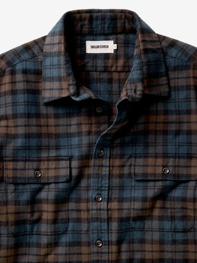 Yosemite Shirt - Wetlands Plaid Taylor Stitch Shirts