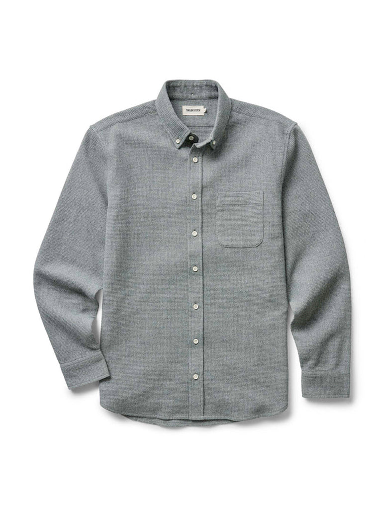 Jack Shirt- Deep Sea Twist Waffle Taylor Stitch Shirts