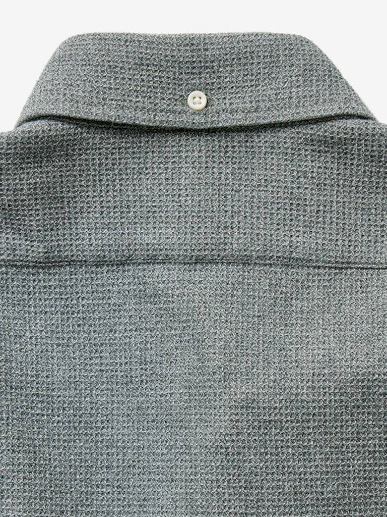 Jack Shirt- Deep Sea Twist Waffle Taylor Stitch Shirts