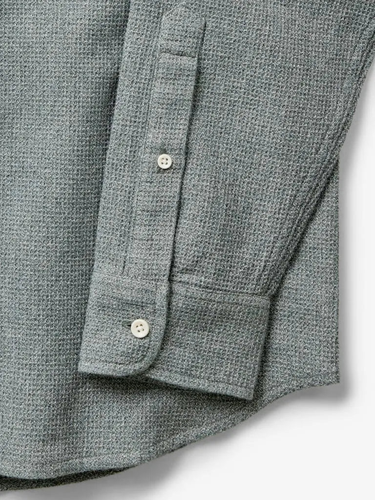 Jack Shirt- Deep Sea Twist Waffle Taylor Stitch Shirts