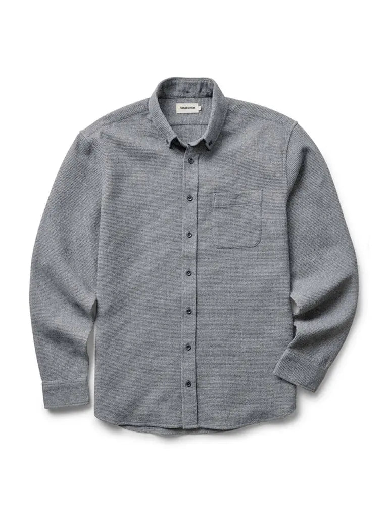 Jack Shirt- Charcoal Twist Waffle Taylor Stitch Shirts