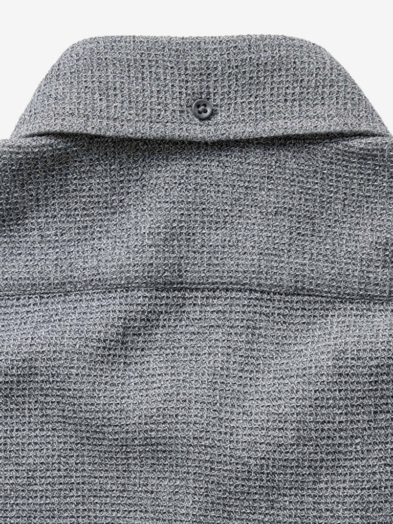 Jack Shirt- Charcoal Twist Waffle Taylor Stitch Shirts