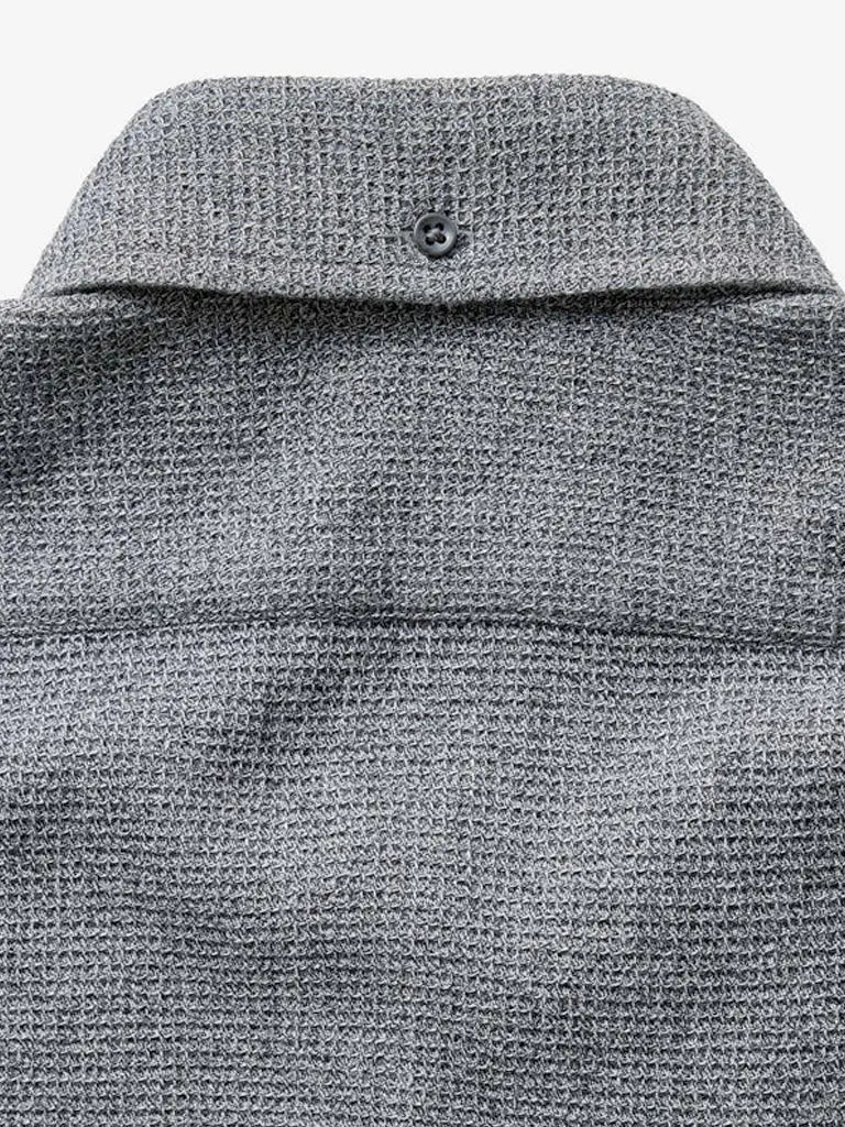 Jack Shirt- Charcoal Twist Waffle Taylor Stitch Shirts