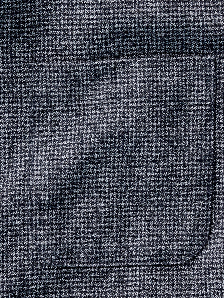 Jack Shirt- Dark Navy Houndstooth Taylor Stitch Shirts