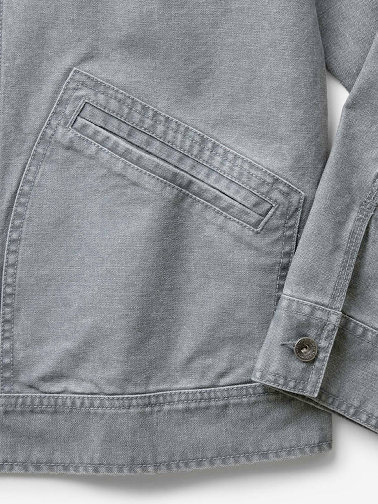 Shifter Jacket- Dark Grey Pigment Canvas Taylor Stitch Jackets