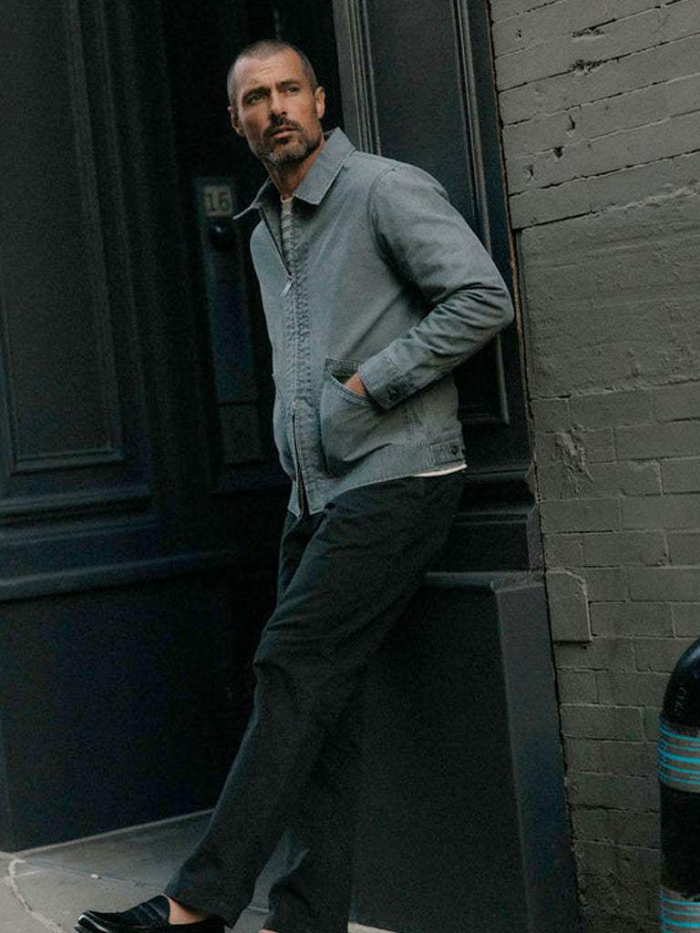 Shifter Jacket- Dark Grey Pigment Canvas Taylor Stitch Jackets