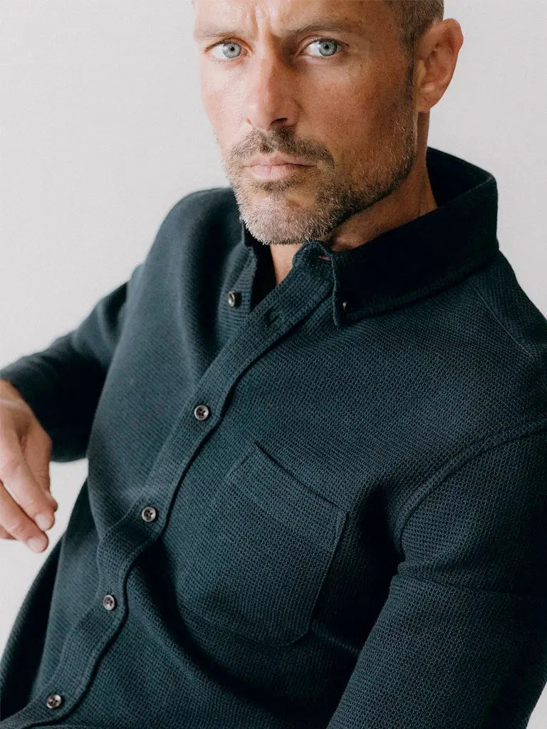 Jack Shirt- Forest Waffle Taylor Stitch Shirts
