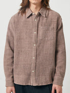 Pigment Dyed Waffle LS- Purple Corridor Shirts