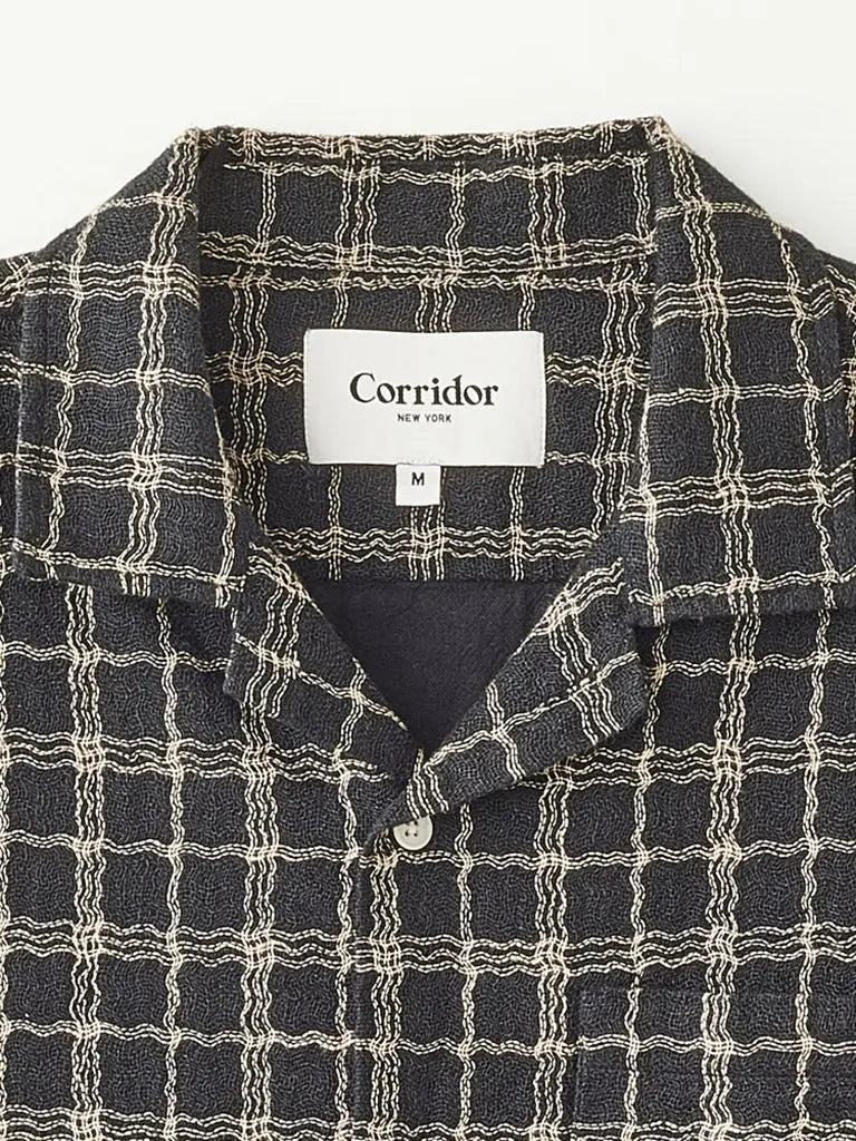 Wavy Linen SS Shirt- Corridor