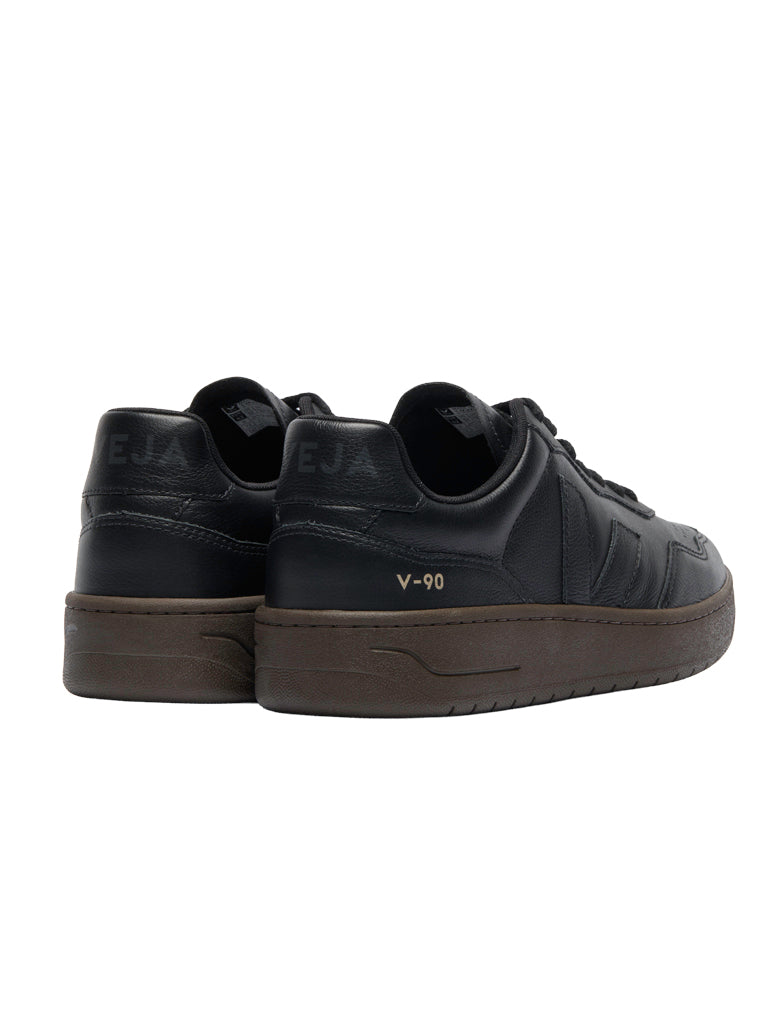V-90 Leather- Black/Eagle Veja Shoes