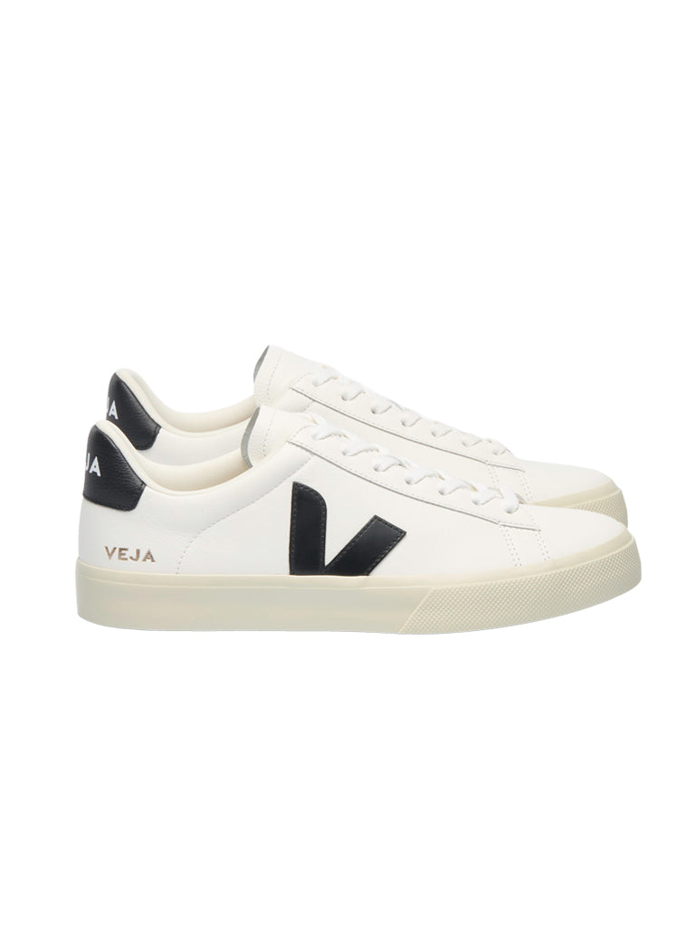 Campo Leather- White/Black Veja Shoes