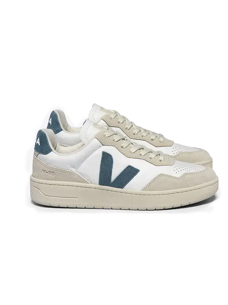 V-90 Leather- White/California Veja