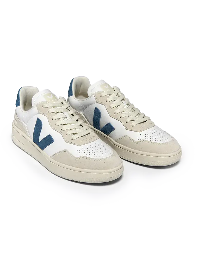 V-90 Leather- White/California Veja