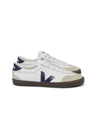 Volley Leather- White/Nautico/Bark Veja