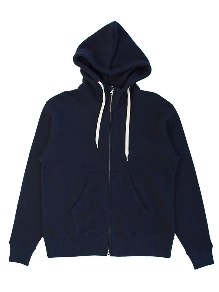 Made In Japan Tubular Zip Hoodie- Navy