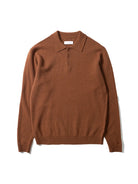 Wool Polo- Chocolate Edmmond Studios Sweaters