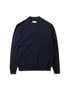 Wool Polo- Navy Edmmond Studios Sweaters