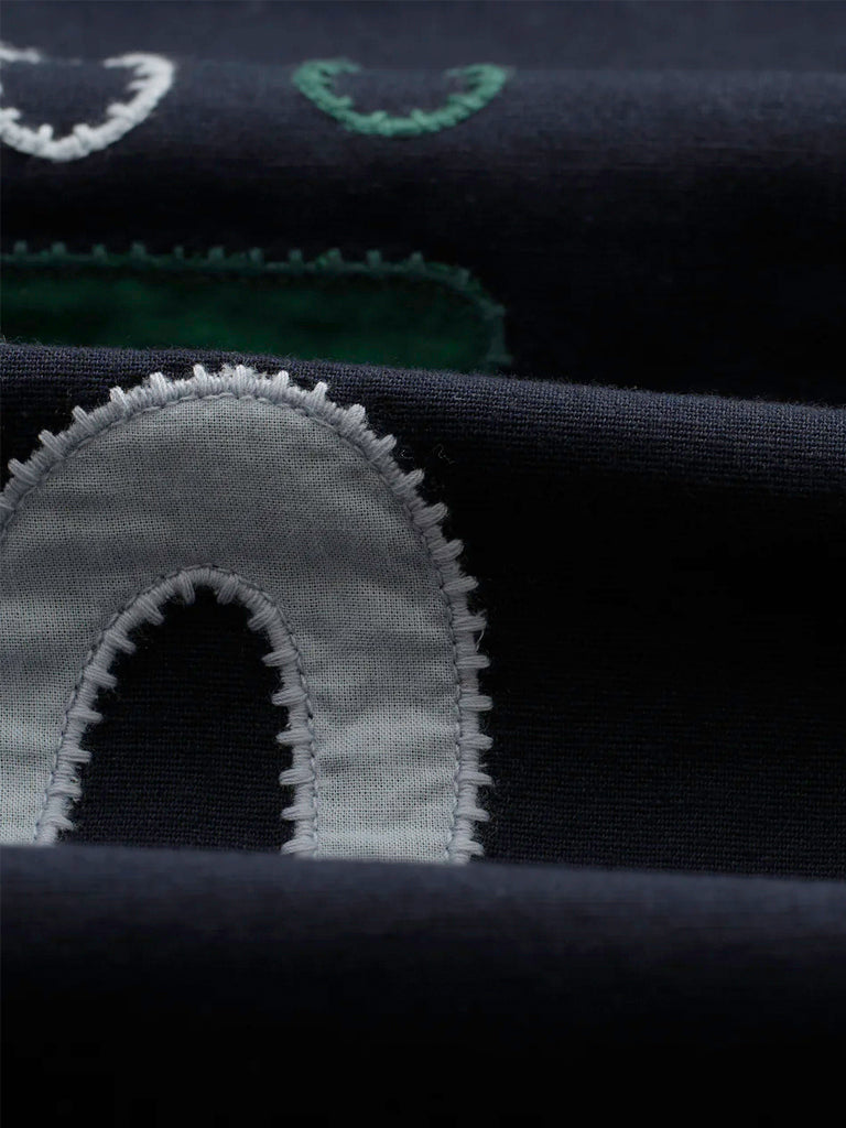 Didcot- Navy Doodle Applique Wax London Shirts