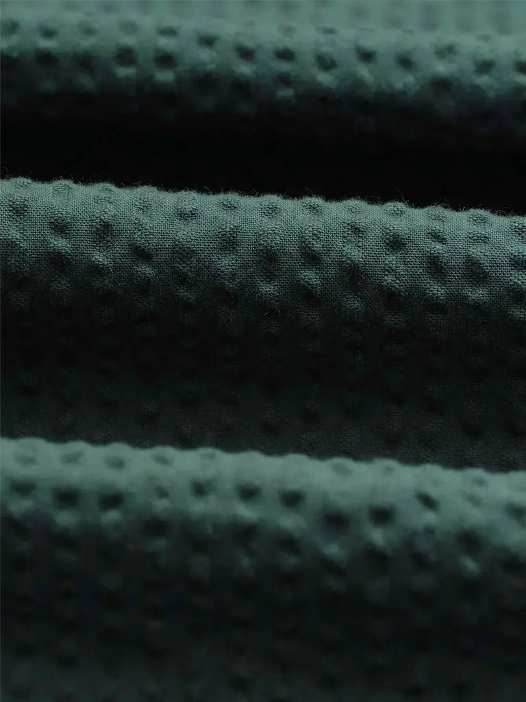 Keats- Forest Green Seersucker Wax London