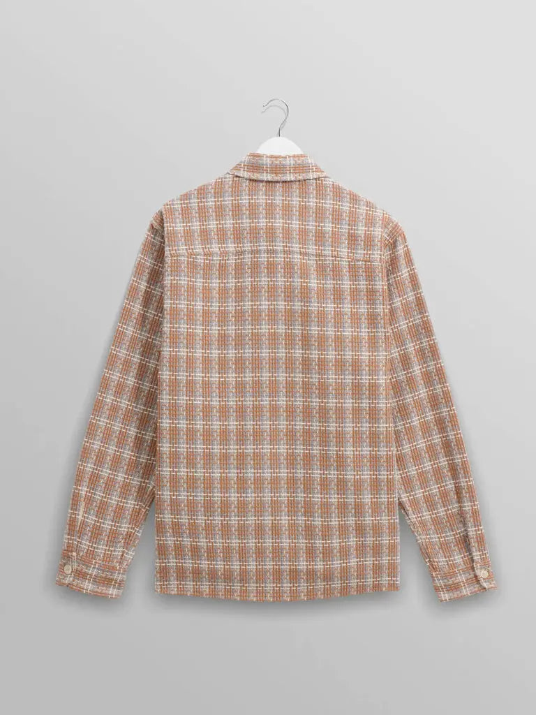 Whiting Shirt- Ladder Check Weave Wax London