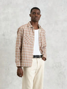 Whiting Shirt- Ladder Check Weave Wax London