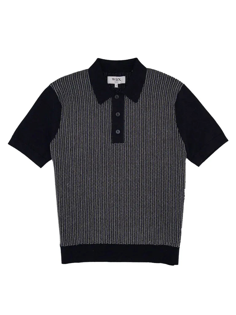 Turin Polo- Multi Stripe Wax London Shirts