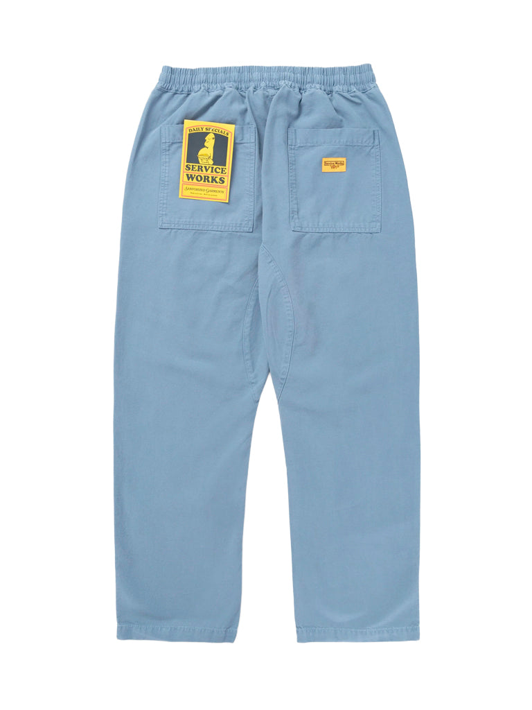 Canvas Chef Pant- Work Blue Service Works Pants