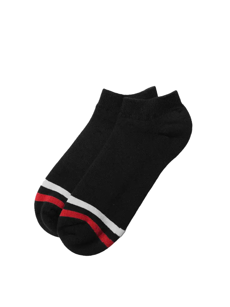 Kennedy Ankle Socks- Black American Trench