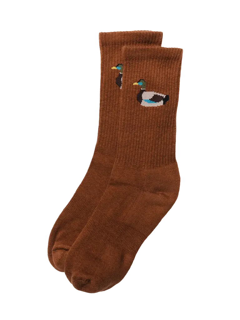 Duck Sock- Brown American Trench