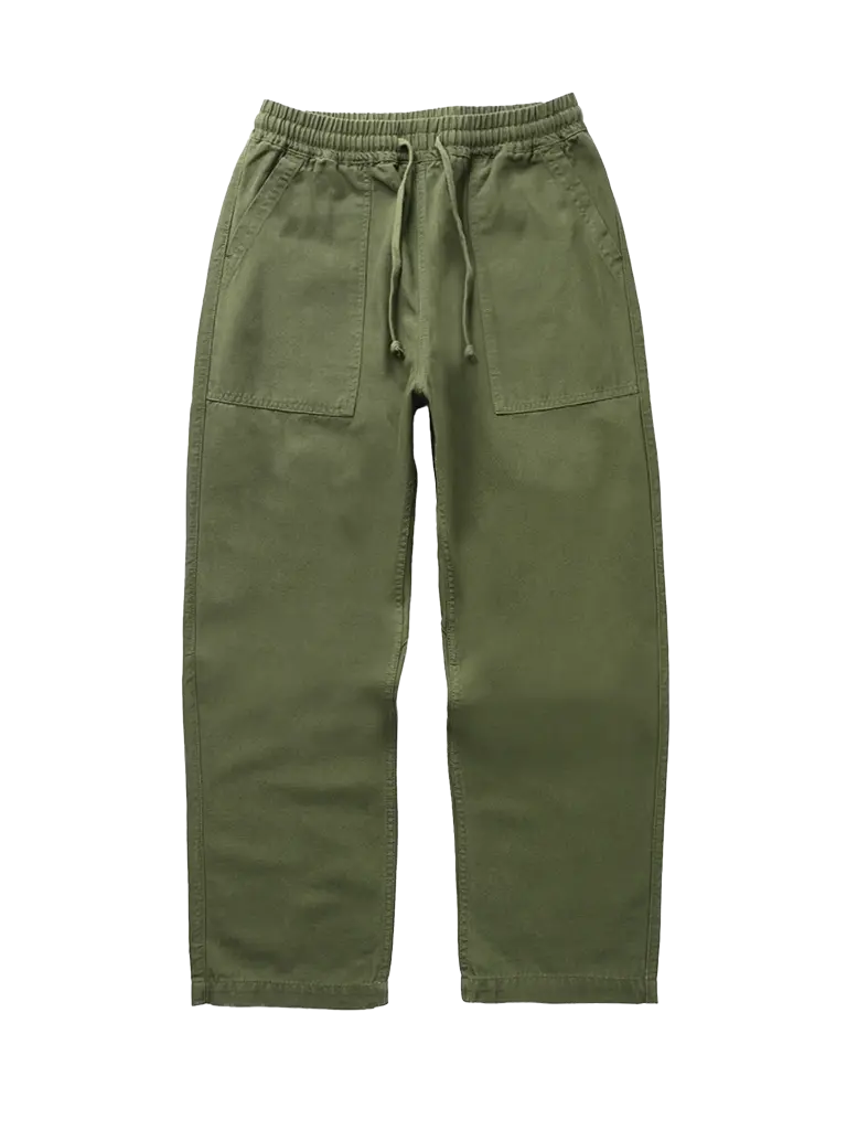 Canvas Chef Pant- Olive Service Works
