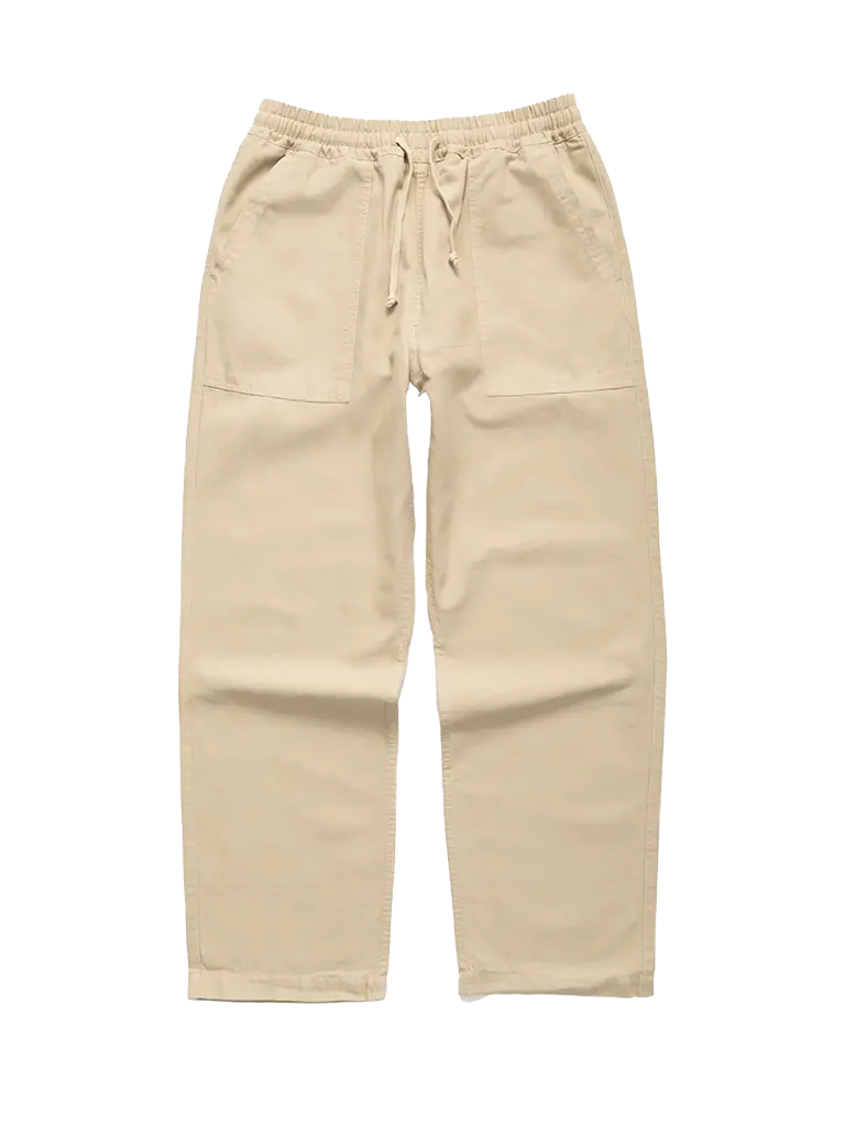 Canvas Chef Pant- Khaki Service Works