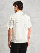 Didcot Short Sleeve Shirt- Ecru Wax London