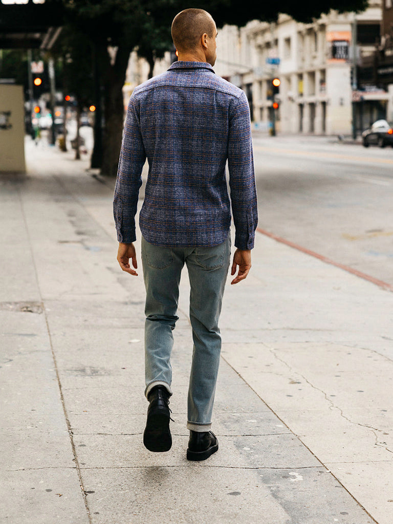 Ripper Shirt- Twilight Plaid Hiroshi Kato Shirts
