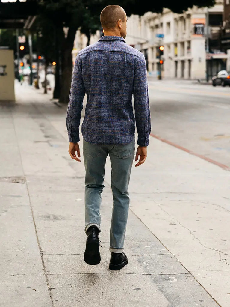 Ripper Shirt- Twilight Plaid Hiroshi Kato Shirts