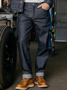 The Barrel Classic Straight- Indigo Raw 14oz Selvedge Hiroshi KATO Denim