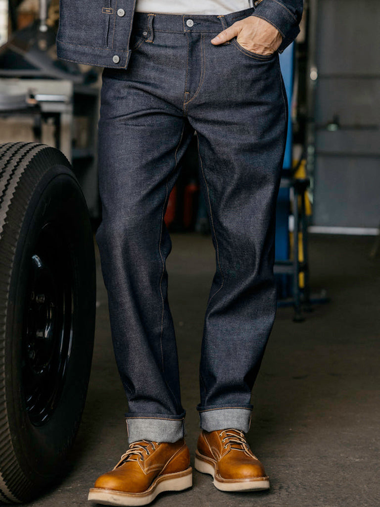 The Barrel Classic Straight- Indigo Raw 14oz Selvedge Hiroshi KATO Denim