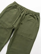 Canvas Chef Pant- Olive Service Works