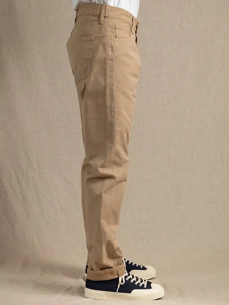 Relaxed 5 Pocket- Canvas Beige C.O.F. Studio Pants