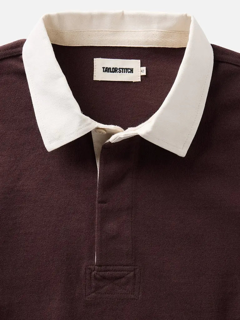 Rugby Shirt- Burgundy Taylor Stitch Shirts